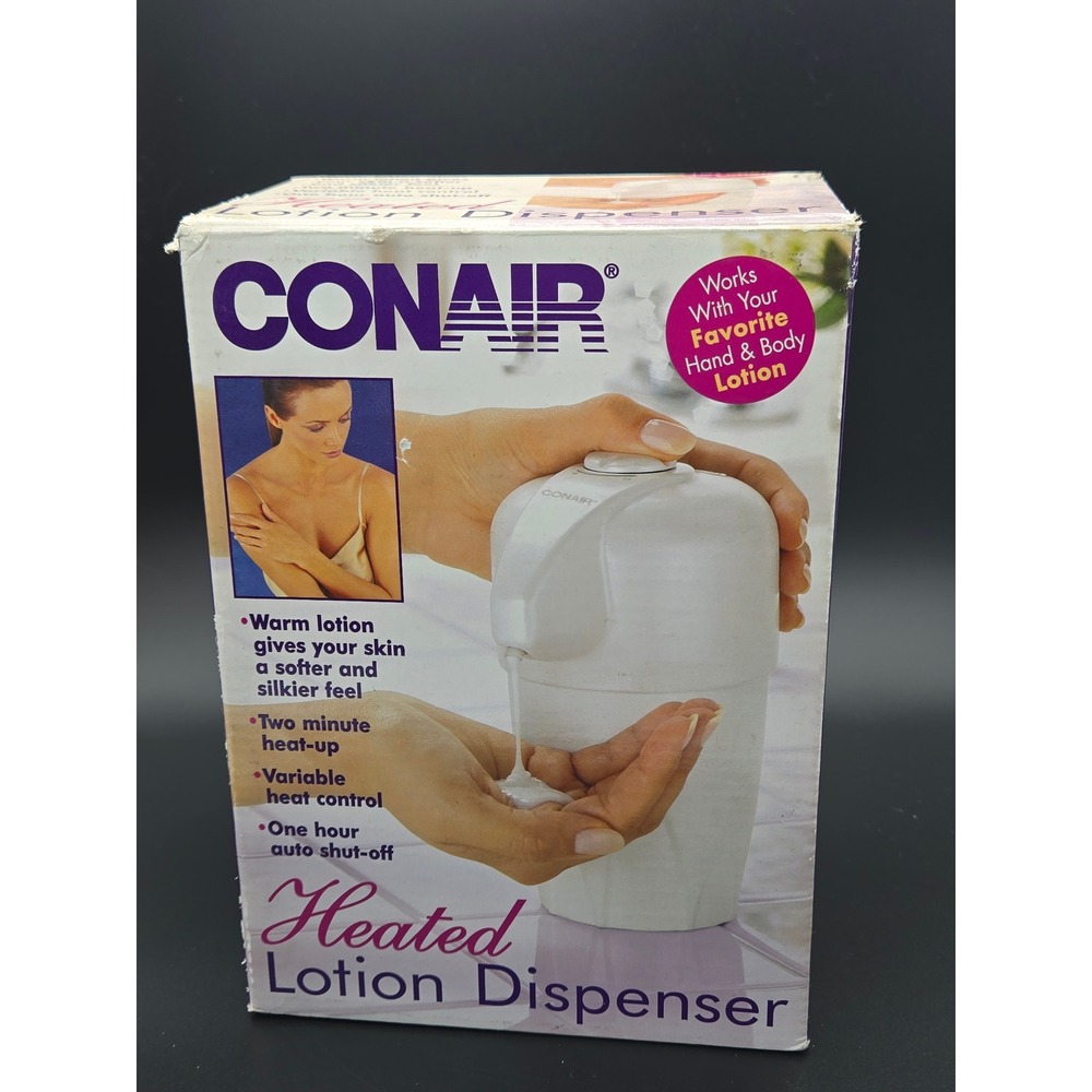 Conair HLD20 Heated Lotion Dispenser 2 Minute Heat-Up One Hr Auto Shut Off 2001